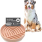 The Slowdown Bowl Silicone Slow Feeder for Dogs & Puppies, Slow Eating, Modern Lick Mat Design, Reduces Gulping, Fits 2 Cups 7.5” Across x 1.5” Tall, Mealtime Challenge, Medium-Blush