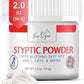Styptic Powder for Dogs, Cats, and Birds (2 oz) by Evo Dyne | Fast-Acting Blood Stop for Pets | Quick Stop Bleeding Powder for Dog Nail Clipping, Grooming, Cuts and More (1-Pack)