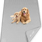 Pee Pads for Dogs, 40" x 28" Extra Large Reusable Dog Silicone Mat for Floor Protector, Washable Non-Slip Dog Training Pads for Potty Training (Grey)