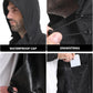 iCreek Men's Rain Jacket Lightweight Waterproof Packable Rain Shell Jacket Raincoat with Hood Windbreaker for Cycling, Golf