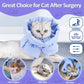 Soft Cat Cone Collar for Recovery - Adjustable, Lightweight Elizabethan Collar Alternative for Small Cats & Kittens