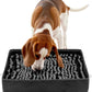 Snuffle Mat for Dogs, Dog Puzzle Mat, Interactive Dog Toys for Enrichment,Sniff Mats with Non-Slip Backing,Suitable for Breeds and Sizes of Dogs (Black, 17" X 15")