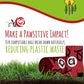 Compostable Dog Poop Bags, Cornstarch Eco-Friendly, HOME COMPOST NF T 51-800, 120 Count, Large Size Bag 9x13 Inches, 8 Unscented Refill Rolls, Leak-proof, Plantbased, GM-Free Corn (Red)