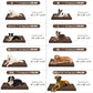 Outdoor Large Dog Bed, Waterproof Dog Bed for Large Dogs, Egg Crate Foam Pet Bed with Removable Washable Oxford Cooling Cover, Brown