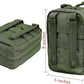 Carlebben EMT MOLLE Ifak Pouch Tactical MOLLE Medical First Aid Kit Utility Pouch Olive