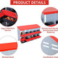 Chicken Nesting Box, 10 Hole 2 Layer Hen Nest Box, Roll Away Eggs Laying Boxes,Cleanable Pull Out Hen Roosting Boxes
