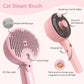 Cat Steam Brush For Shedding, Steamy Dog Grooming Brush With 2-Speed Spray, Blue Light And Release Button, Rechargeable Water Pet Hair Brushes Wet Self Cleaning Spa Comb