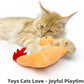 Catnip Toys 3 Pack – Plush Catnip Toy with Gall Fruit & Silvervine Stick with Feathers, Interactive Chew & Kick Toys for Indoor Cats, Relieve Stress & Encourage Exercise
