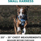 Embark Adventure Dog Harness, Reflective Trim No Pull Dog Harnesses for Small Sized Dogs - Military Grade Nylon, Front Clip with Gel Lined Handle.