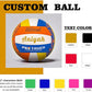 Personalized Indoor Volleyball – Official Size 5 Composite Leather Volleyball for Adults & Teens – Custom Name Volleyball for Gifts, Training, Games