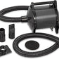 GustyAir Mini Dog Blow Dryer - Professional, Commercial Grade Force Dryer for Groomers - Quiet, High Velocity Air Dryer, Hose Attachments, Variable Speed, No Heating Element - USA Company - Black