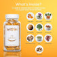 Clear Within Clear Skin Vitamin - with 10 Natural Ingredients for Acne-Free, Clearer Complexion, Oil Control & Blemish Minimization. Supports Skin Clarity | Non-Synthetic 60 Cap/Bottle