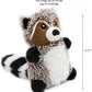 Playology Dog Toys | Plush Toy Racoon Stuffed Animal for Dogs | Small Sweet Potato Scented Toy - Easy to Clean and Made from Non Toxic Materials