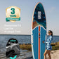 Niphean Inflatable Stand Up Paddle Board with SUP Accessories, Anti-Slip EVA Deck, 10’6’’ Inflatable Paddle Boards for Adults & Youth of All Skill Levels