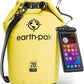 Earth Pak Waterproof Dry Bag - Roll Top Waterproof Backpack Sack Keeps Gear Dry for Kayak with Waterproof Phone Case