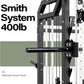 Major Fitness Drone2 Smith△ Machine – All-in-One Home Gym Squat Rack with Weight Bar, Dual LAT Pull-Down Systems & Cable Crossover Machine for Full-Body Workouts