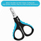 Candure Cat Nail Clipper Stainless Steel Cat Claw Trimmers for Rabbits, Guinea Pigs, Birds, Puppies, Kittens and Small Animals Pet Nail Clipper for Professional and Home Use (Blue)
