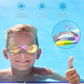 Kids Swim Goggles, Swimming Goggles for Kids with Nose Clip, Earplugs, Nose Bridge for Age 3-15