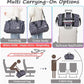 FIORETTO Women's Gym Duffle Bag with Shoes Compartment, 37L Capacity, Ideal for Travel, Gym, Sports, Duffel, Weekender