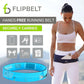 FlipBelt Zipper Running Belt, Waist Pack for Fitness and Running, US Company
