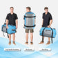 110L Waterproof Duffel Bag Travel Dry Bag, Large Capacity, Adjustable Thickened Straps and Handles, Zip Closure, Air Valve, Fully Waterproof, Perfect for Boating, Rafting, Motorcycle Kayaking