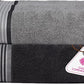 CASA COPENHAGEN, Designed in Denmark, 550 GSM, 35x70 Inches Extra Large Jumbo Size Bath Sheets, Set of 2 Towels, Super Soft Egyptian Cotton Towels for Bathroom & Shower - Granite Grey + Mirage Grey