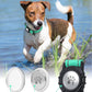 TagME Airtag Dog Collar,Waterproof Reflective Pet Collar with Airtag Holder,Soft Padded and Double D-Rings for Medium Dogs,Turquoise
