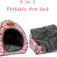 BWOGUE Guinea Pig House Bed Cozy Hamster Cave Large Hideout for Dwarf Rabbits Hedgehog Bearded Dragon Winter Nest Hamster Cage Accessories