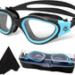 WIN.MAX Polarized Swimming Goggles Swim Pool Goggles Anti Fog Anti UV No Leakage Clear Vision for Men Women Adults Teenagers