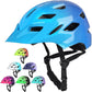 Kids Bike Helmet,Bavilk Kids Boys Girls Bike Helmets with LED Light Detachable Visor Children Youth Teen Multi-Sport for Skating Cycling Scooter Skateboard Adjustable & Lightweight 19.7"-22.4"