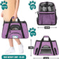 PetAmi Airline Approved Pet Carrier for Cat, Soft Sided Dog Carrier for Small Dog, Cat Travel Supplies Accessories for Indoor Cat, Ventilated Pet Carrying Bag Medium Kitten Puppy, Large Heather Purple