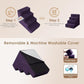 EHEYCIGA Dog Stairs for Bed 18" H, 4-Step Dog Steps for High Bed, Pet Steps for Small Dogs and Cats, Non-Slip Balanced Pet Ramp Indoor, Purple