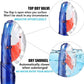 Aegend Dry Snorkel, Dive Mask Easy-Breath Free Diving Snorkel for Snorkeling Scuba Diving Freediving Swimming, with Top Dry Valve and Food-Grade Silicone Mouthpiece