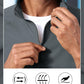 Aulemen Men's Casual Quarter Zip Pullover-Athletic Windbreaker Lightweight Jackets Hiking Golf for Men Mock Neck with Pockets