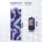 Eunzel Yoga Towel,Hot Yoga Mat Towel with Grip Dots Sweat Absorbent Non-Slip for Hot Yoga, Pilates and Workout 24" x72", Purple & Blue