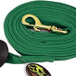 Southwestern Equine Lunge Line for Horses Cotton Horse Lunge Line with Bolt Snap & Rubber Stop (Hunter Green, 24')