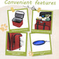 Dog Travel Bag Airline Approved–Pet Travel Tote with Collapsible Bowls,Food Containers & Feeding Mat–Multi-Pocket Organizer for Dogs & Cats, Durable & Water-Resistant for Hiking,Trips,Outdoors