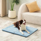 Made4Pets Dog Crate Pad Bed for Large Dogs, Washable & Reversible, Anti-Slip Kennel Mat for Cozy Sleeping, Soft Fluffy Dog Bed for Indoor & Outdoor Use, 41"x29", Blue