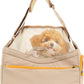 Soft and Comfortable Pet Carrier and Business Backpack with Strong Support - Ideal for Business, Travel, and Outings with Small Dogs and Cats (Kahki,15.7" L x 5.5" W x 9.8" H，up to 16lbs