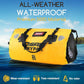 Waterproof Duffel Bag - Motorcycle Dry Bag Tail Bag with Large Storage Space, Waterproof Luggage Duffle Bags with Outer Mesh Zipper Pocket for Camping, Kayaking, Fishing & Traveling