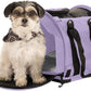 SturdiBag Pro 2.0 Pet Travel Carrier for Cats and Dogs | Soft Sided Pet Carrier Bag with Safety Clips and Seatbelt Straps for Airplane or Car Travel | Cube, Lavender