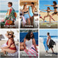 Dock & Bay Beach Towel - Quick Dry, Sand Free - Compact, Lightweight - 100% Recycled - Includes Bag - Wild Things - Large (160x90cm, 63x35)