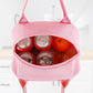 FlowFly Lunch Bag for Women Insulated Lunch Box Corduroy Lunch Tote Cooler for Travel Work Picnic, Pink