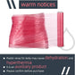60 Meters Rose Red Osmotic Plastic Body Wrap, Workout and Sweat Enhancer Stomach Wrap Body Wrap Film Applicator Power Wrap(1 Rolls)