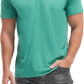 VEIISAR Premium V Neck T Shirts for Men - Modern Fitted Tees Vneck Undershirts