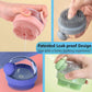 Dog Bath Scrubber Brush, 2 PCS Pet Dog Grooming Massage Shampoo Bath Brush with Soap and Shampoo Dispenser Soft Silicone Bristle for Long Short Haired Dogs Cats Shower