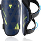 Shin Guards Soccer Kids Youth, CE Certified Airsfish Shin Guard Protection Gear for 2-18 Years Old Boys Girls Teenagers High Impact Resistant Breathable Comfortable 1 Pair 4 Sizes