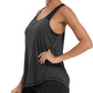 Aeuui Womens Workout Tops for Women Racerback Tank Tops Mesh Yoga Shirts Athletic Running Tank Tops Sleeveless Gym Clothes