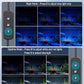 Pawfly 14W Aquarium LED Light for 18 to 24 Inch Fish Tanks Extendable Fish Tank Light with Full Spectrum Brilliant White Blue Red Lights with Daytime & Night Modes and Adjustable Brightness