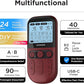 4 in 1 - D.I.Y & Tens Unit & EMS & Massage Muscle Stimulator, Dual Channel TENS Units Therapy Machine for Pain Relief, FDA Cleared Rechargeable Electronic Pulse Massager,with 12pcs Electrode Pads